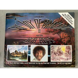 Bob Ross Experience The Joy Of Painting II Instructional How To Art Book (VG)